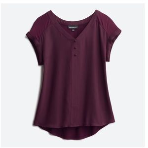 Fortune + Ivy Helina Mixed Material Blouse (Stitch Fix)